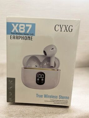 X87 True Wireless Stereo Earphones - Black